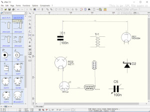 Captura de pantalla de un archivo .spl en ABACOM sPlan 7.0